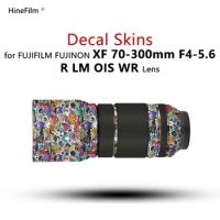 Hinefilm Skin for fuji 70 300 skin Lens Sticker 70300 Wrap Cover For Fujifilm XF 70-300mm F4-5.6 Lens Decal XF70-300 Skin
