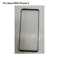 2PCS For ASUS ROG 5 ROG5 Touch Screen Outer LCD Front Panel Screen Glass Lens Cover For Asus ROG Phone 5 Without Flex Cable