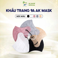 Thùng 200 Chiếc Khẩu Trang 9A AK MASK, Khẩu Trang Thế Hệ Mới Vừa Hết Khuôn Mặt, Khẩu Trang 4 Lớp