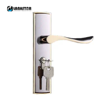 LANXSTAR Solid Wood Door Lock Zinc Alloy Handle Locks Home Mute Lockset Hardcover Housing Project Quality Handle-locks