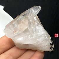 純天然白水晶小原礦標本原石實物圖特價