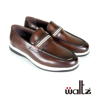 【Waltz】皮革休閒鞋系列 豆豆鞋 樂福鞋(4W514091-23 華爾滋皮鞋)
