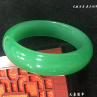 Natural green jade bangle handcarved jade bangle real jade bracelets natural jade stone for women men