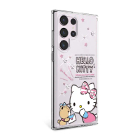 【apbs】三麗鷗 Kitty Samsung Galaxy S23 Ultra / S23+ / S23 輕薄軍規防摔水晶彩鑽手機殼(凱蒂悄悄話)