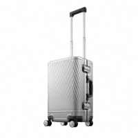 【ACE BAGS＆LUGGAGE】22吋 Algonam2-F ACE鋁合金鋁框釦 質感斜紋登機箱(多色可選 06991)