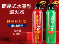 @貨比三家不吃虧@簡易式水基型滅火器 滅火器 廚房烹飪 滅火器車用 泡沫 居家安全用品 手提式滅火器 閃撲 防災 噴就滅