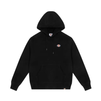 【Dickies】男款黑色純棉經典三色Logo連帽大學T｜DK010945BLK