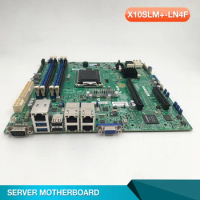 For Supermicro Server Motherboard X10SLM+-LN4F E3-1230V3 1150 Fully Tested