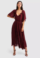 Belle & Bloom Amour Amour Ruffled Midi Dress