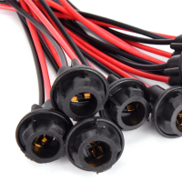 T10 W5W Bóng đèn có ổ cắm FIT FIT Xe tải xe tải Đầu nối cao su mềm
