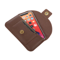 Genuine Leather Phone Belt Clip Case Waist Bag Holster Pouch For LG Velvet 5G V60,Vivo X80 X90 Note X70 X60 X50.V23 V21 V20 Y52