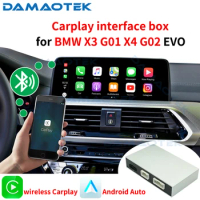 DamaoTek 10.25" Apple Carplay Android AUTO Interface Box For BMW X3 F25 X4 F26 G01 G02 NBT CIC EVO 2011 - 2020 Revers Camera