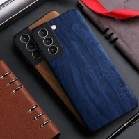 Case for Samsung Galaxy S21 S22 S23 Ultra Plus FE bamboo wood pattern Leather for samsung galaxy s21 s22 s23 ultra plus fe case