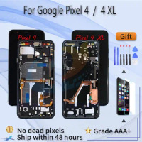 LCD For Google Pixel 4 screen assembly with front case touch glass,For Google Pixel 4 XL With repair parts LCD Display