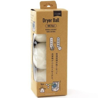日本 Kogure Dryer Ball 羊毛烘衣球 烘乾球(3入+束口網袋) 烘乾球 重複使用【南風百貨】
