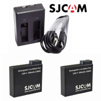 100 เดิม SJCAM M20 900มิลลิแอมป์ชั่วโมงสำรองสามารถเติมเงินได้ Li-On แบตเตอรี่และอุปกรณ์ชาร์จสำหรับ SJCAM M20 2พัน WiFi กีฬากล้อง DV
