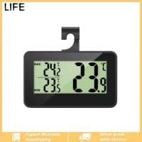 Mini LED Digital Termometro Electronic Thermometer Fridge Freezer Temperature With Hook Waterproof Weather Station For Home