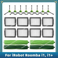 เข้ากันได้สำหรับ IRobot Roomba I1 (I1152) I1หุ่นยนต์สูญญากาศอุปกรณ์อะไหล่หลักด้านแปรง Hepa กรองถุงเก็บฝุ่น