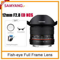 Samyang 12mm F2.8 ED AS NCS Fish-eye Full Frame Lens For Sony A/E Canon Nikon M4/3 Pentax K Mount Camera