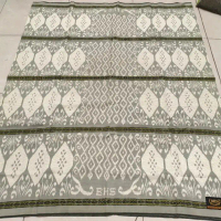 Sarung BHS Full Sutra 210 Jadul Langka | Motif kawung Hitam - KMR