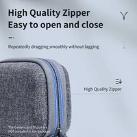 TELESIN Tas Kamera GoPro Action Camera Bag - Lindungi Kamera Anda dengan Aman, Anti Air IH Gray