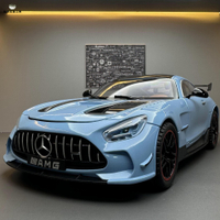 免運 汽車車模 汽車模型 車模 1:18奔馳amg車模GT跑車汽車模型仿真合金兒童玩具車擺件男孩禮物 工廠現貨 八折下殺syel