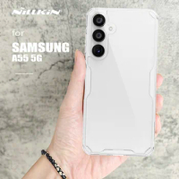 Nillkin for Samsung Galaxy A55 5G Case TPU Soft Touch Silicone Cover Clear Case for Samsung A55 5G Case