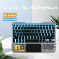 ECHOME Tablet Wireless Keyboard Ipad Bluetooth-compatible Colorful Keyboard and Mouse Colorful Wireless Keyboard for IPad Laptop