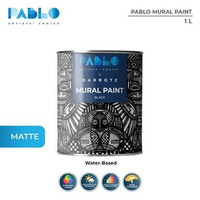 Pablo Mural Paint x Darbotz - 1 Liter Black