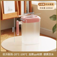 卡通冰箱冷水壺家用涼水杯大容量耐高溫儲水夏飲料桶冷泡壺涼水壺