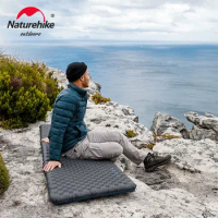 Naturehike 2024 Air Mattress 3.5 R Value Mat Camping Sleeping Pad Outdoor Ultralight Inflatable Mattress Air Cushion Travel Mat