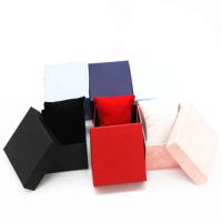 Wholesale 12pcs/Lot Size 85*80*55mm Factory Watch Boxes Mix Color Gift Box 6 Colors Available New