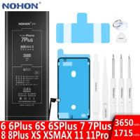 NOHON High Capacity Battery For Apple iPhone 7 8 Plus 6S 8Plus 7Plus 6Plus XS MAX 11 Pro iPhone11 iPhone8 Replacement Batteries