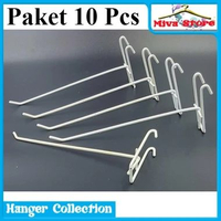 10 PCS Kaitan Ram 20CM Stik ram Single Ram Kawat Tebal cantolan hook Bisa Bayar Di Tempat - Mivastor