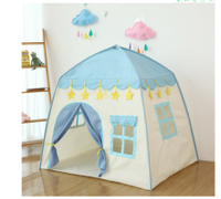 1.3M Portable Childrens Tent Wigwam Folding Kids Tents Tipi Baby Play House Large Girls Pink Princes