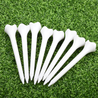 Tee Golf Plastik Profesional, 10pcs, Panjang 70mm dan 83mm, 4 Kuku, Tahan Lama, Sesuai untuk Pemain 