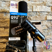 現貨可分期 贈線材/防噴海綿套 SAMSON Q9U USB/XLR 兩用 動圈式 麥克風 錄音 Podcast MV7