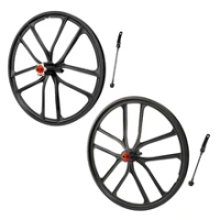 20'' Folding Bike Wheelset MTB Bicycle Disc Brake Front/Rear Wheel Cassette