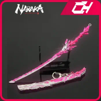 Naraka:Bladepoint Weapon Katana Melee Gale's Edge Game Keychain