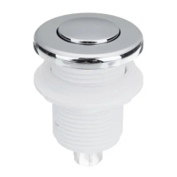 1PCS 32mm On Off Push Air Switch Button For Bathtub Spa Waste Garbage Disposal Whirlpool Pneumatic Switch Controller