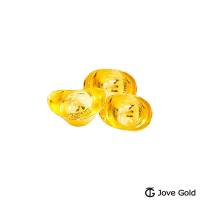 Jove gold 壹台錢黃金元寶x3-祿(共3台錢)