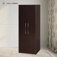 【米朵Miduo】2.7尺兩門塑鋼衣櫥 防水塑鋼衣櫃