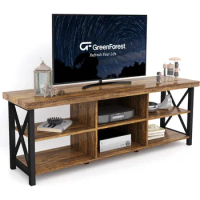 TV Stand,for TV Up To 65 Inches,with 6 Storage Cabinet for Living Room,55 Inch Television Stands Console Table
