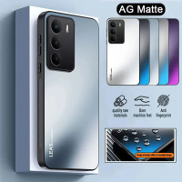 Sarung Kalis Kejutan Matte, AG, untuk Realme C71 C73 C75 C63 GT 7 Pro 7T Neo 7 SE, Bumper Keras Berk