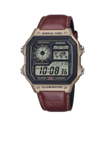 CASIO นาฬิกาข้อมือ AE-1200WHL-5AVDF สีน้ำตาล