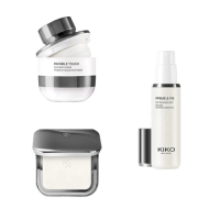 【KIKO MILANO】裸肌礦物蜜粉餅9.7g+透明定妝蜜粉13.5g 組合(蜜粉/蜜粉餅/妝前乳/飾底乳/粉底液/CC霜/遮瑕)