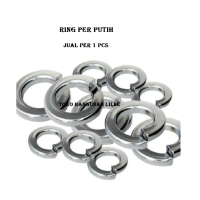 Ring Per m 14 Putih Spring Washer Lock Galvanis M14 Ring Ver Pengunci Baut Cincin Pengencang Baut