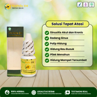 Propolis SM - Obat Sinusitis, Radang Sinus, Hidung Bau Busuk, Polip Hidung, Pilek Menahun, Hidung Ma