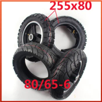 255x80 80/65-6 Pneumatic Wheel Tire 10 Inch Inflatable Wheel Parts for Electric Scooter Speedual Grace10 Zero 10X 10 * 3.0