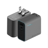 【CUKTECH 酷態科】65W GaN氮化鎵 2C1A 三孔PD快充認證充電器(官方授權直營 AD653CUS 摺疊插腳/輕巧攜帶)